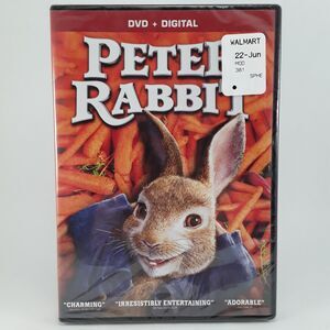 New Sealed, Peter Rabbit DVD Movie, 2018, family friendly children story, bunny